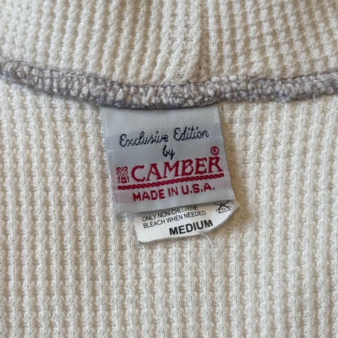 CAMBER USA製 肉厚 サーマル ダブルジップ M