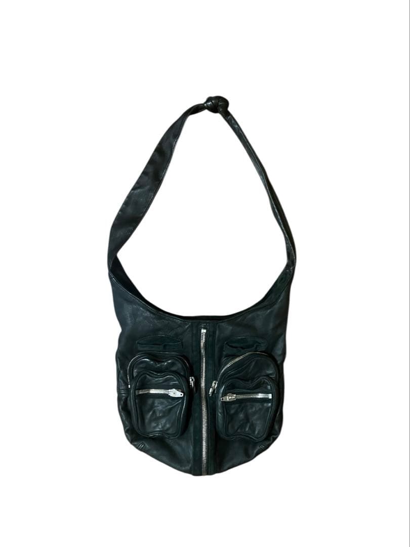 3Q　Wang Donna Leather Hobo bag ラム