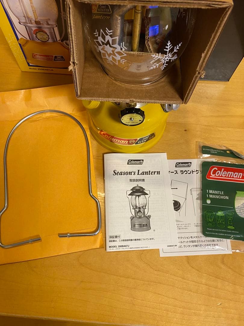 新品未使用　coleman コールマン シーズンズランタン2007 第3弾