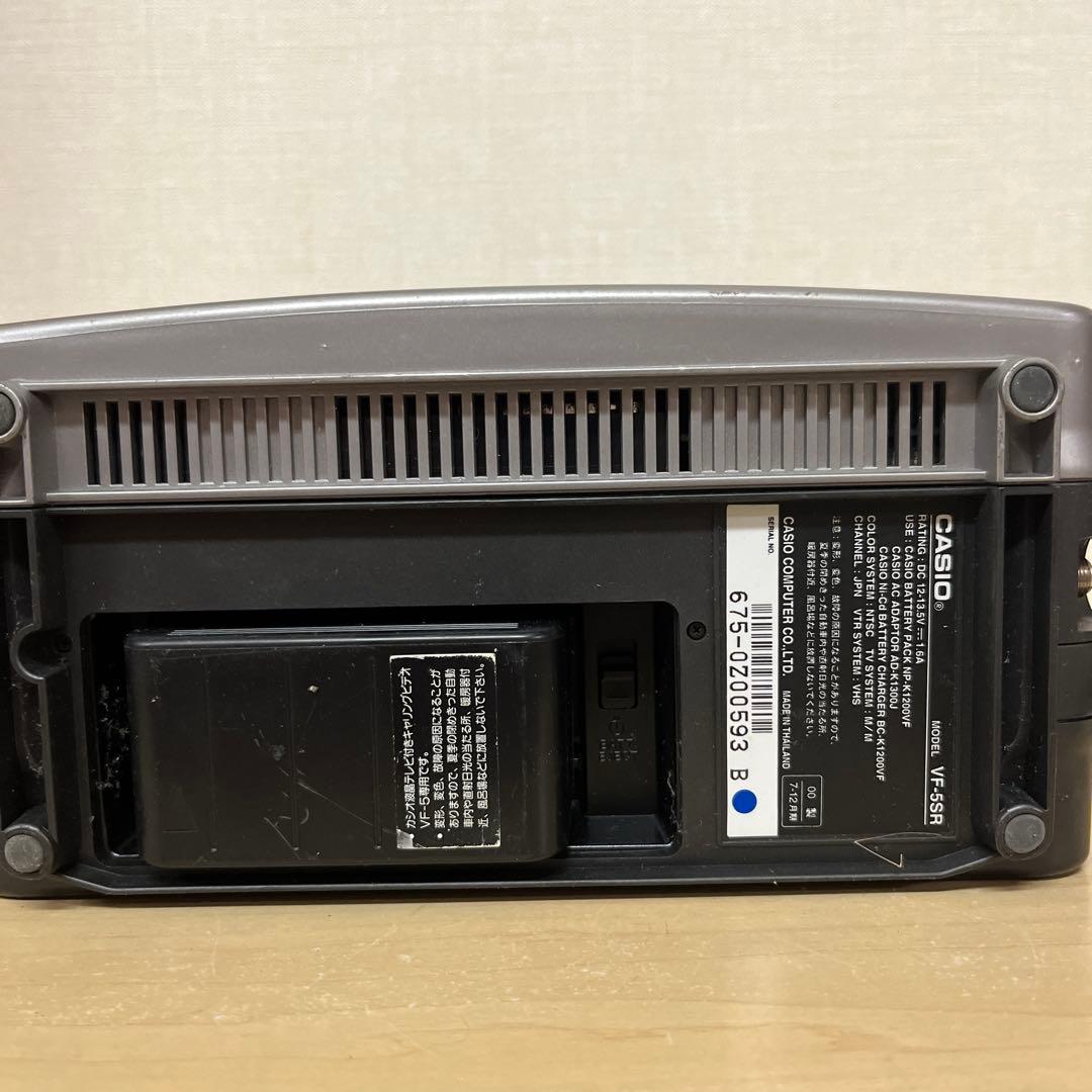 ★希少！★CASIOポータブルVHSビデオレコーダー(VF-5SR)