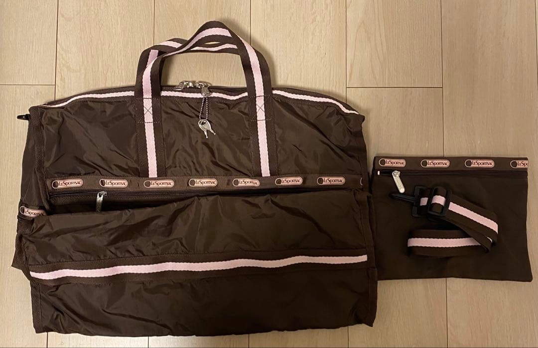 極美品☆LeSportsac　鍵付きボストンバック&ポーチ
