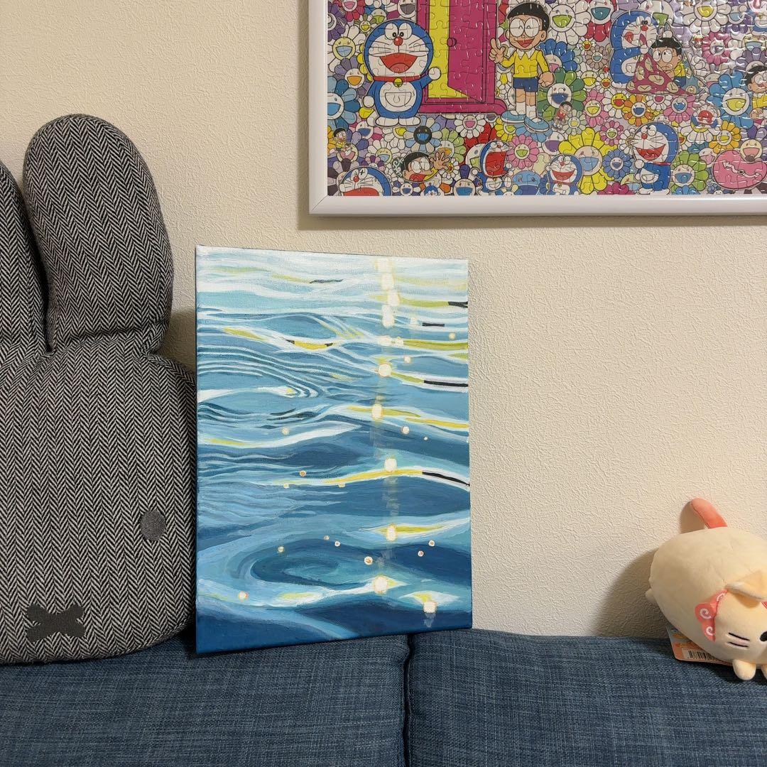 【アクリル画 】忙しい時は眺めてほしい｜原画｜リビングアート｜中型サイズ