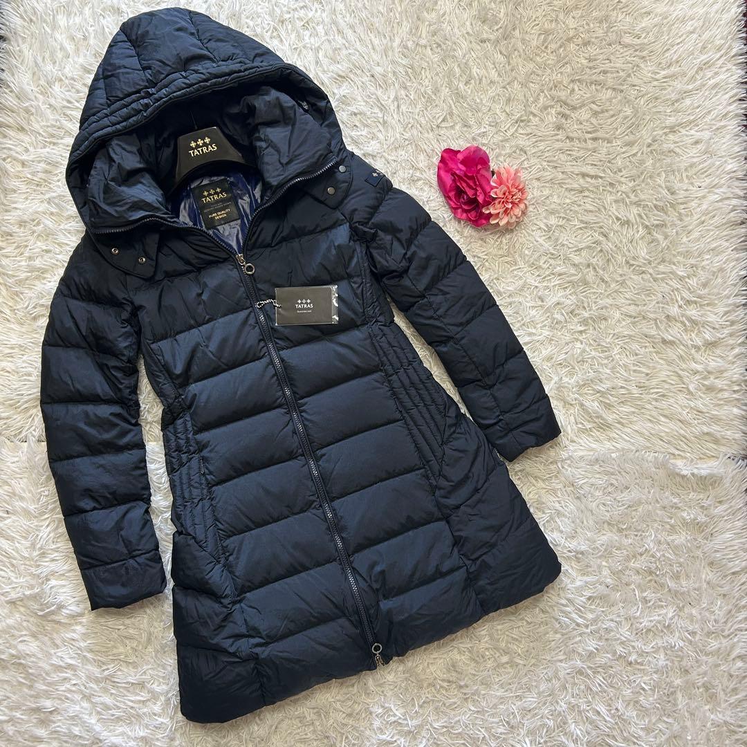 タトラス ダウンコート 02 M LTA16A4496 ダークネイビー