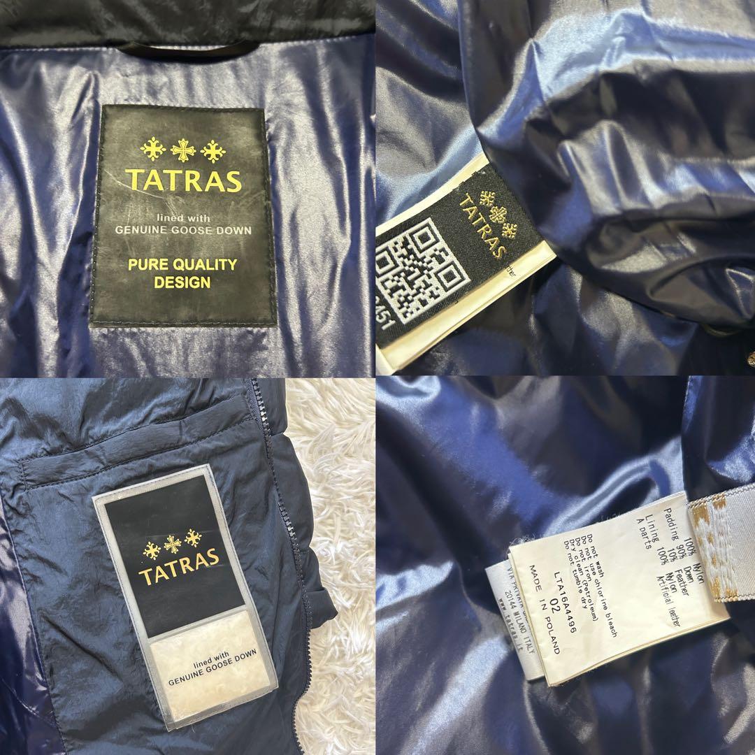 タトラス ダウンコート 02 M LTA16A4496 ダークネイビー