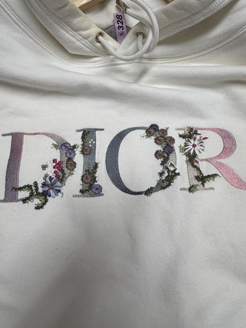 Dior フラワープリント パーカー Lサイズ
