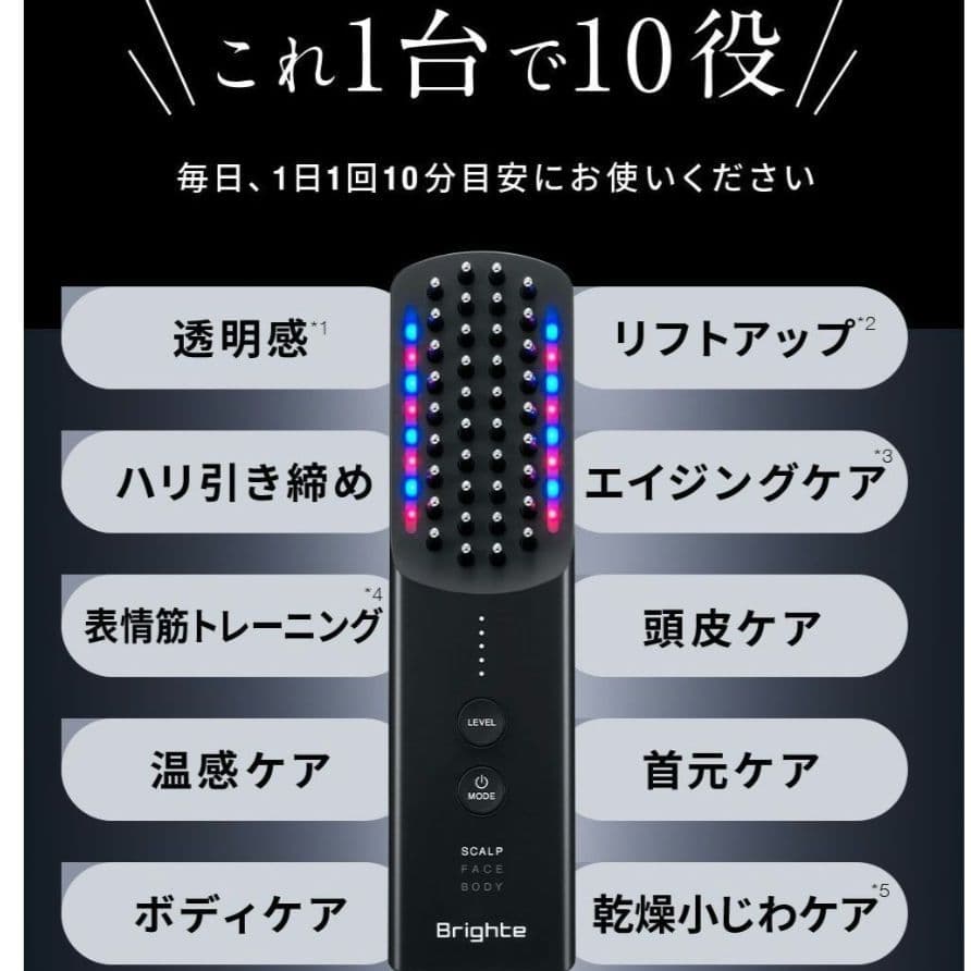 ぷーたんです。Brighte ELBIBRUSH+ 美容家電