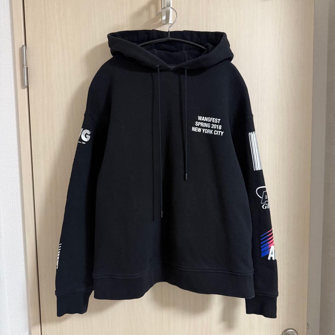 美品 アレキサンダーワン スウェットパーカー フーディー ユニセックス