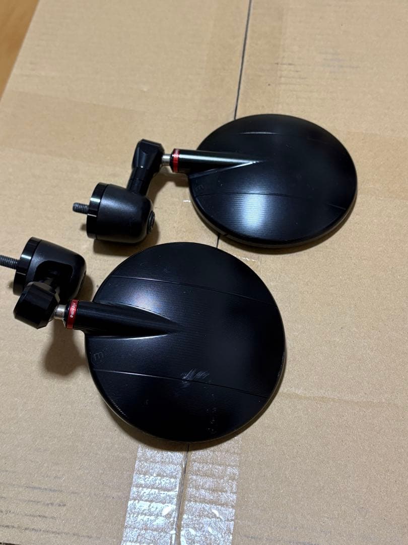 リゾマ バーエンドミラー Spy-R BS294ネジ径M6 カフェレーサーに！