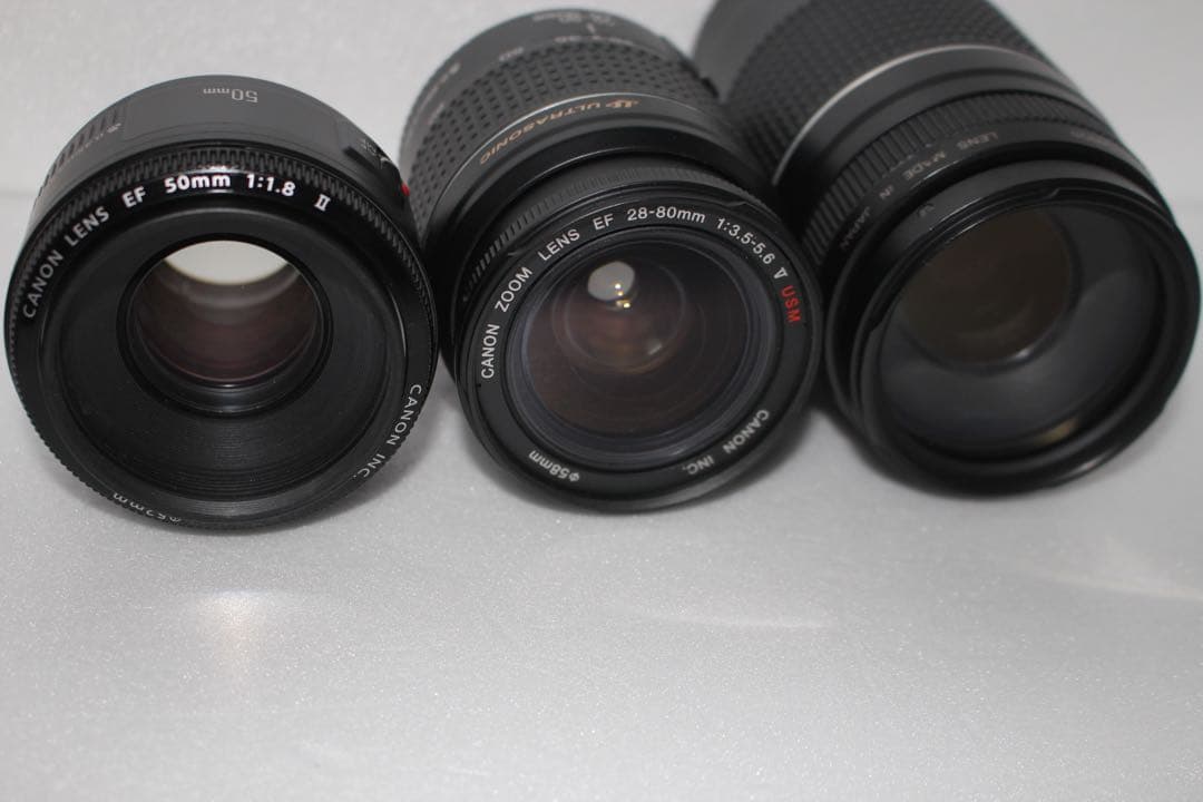 キャノン canon kiss x10 標準＆望遠＆単焦点トリプルレンズセット