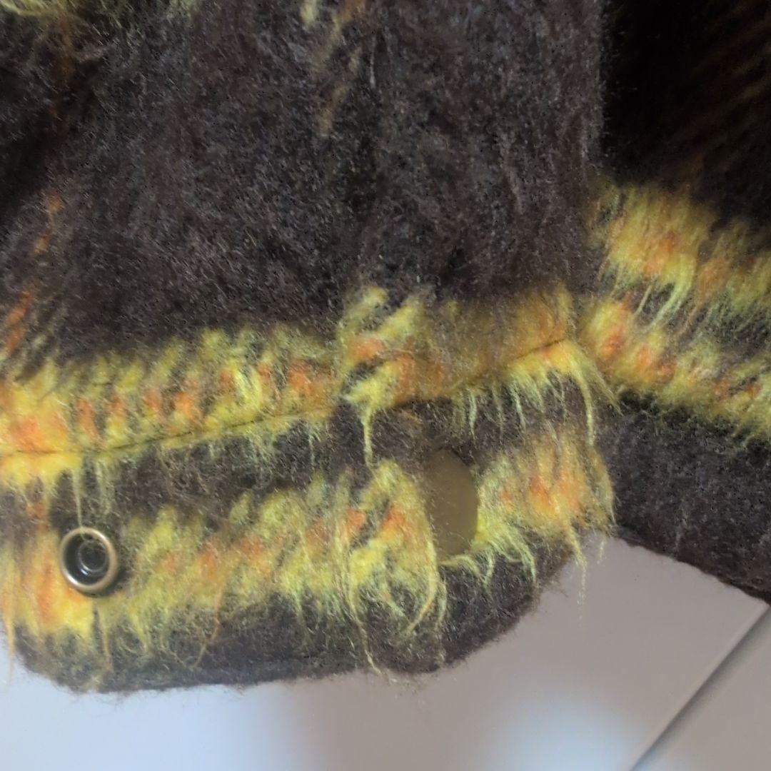 Backers 中綿入り ブラッシュドチェック ワークジャケット シャギー