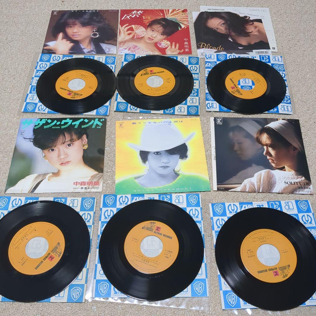 中森明菜　レコード22枚