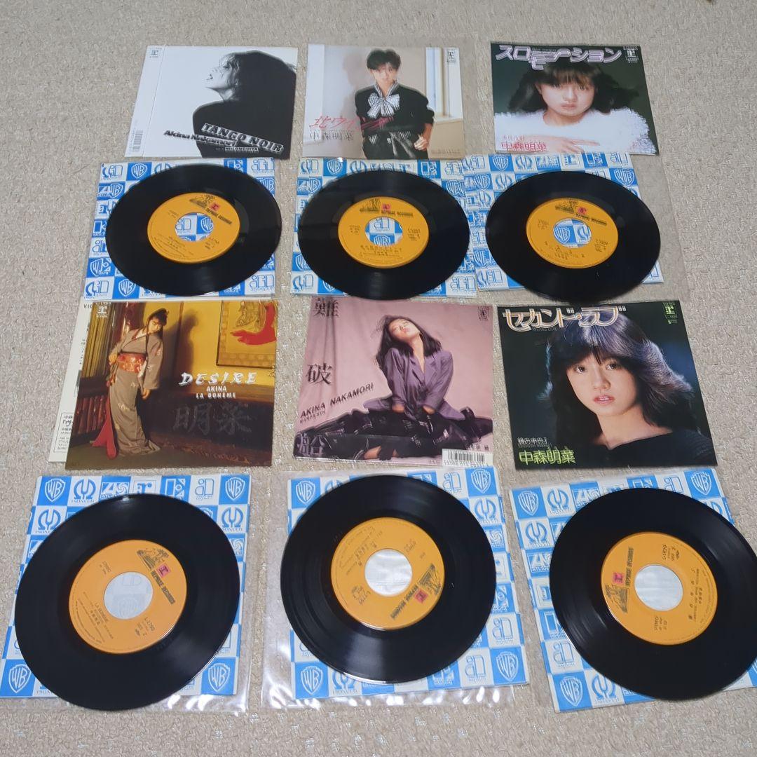中森明菜　レコード22枚