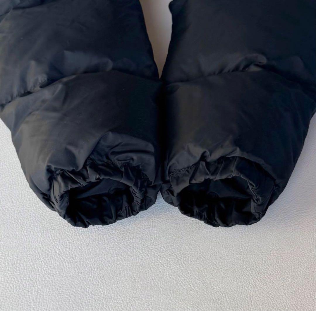 美品 Schott 2way レザーダウンジャケット ベスト ブラック 42