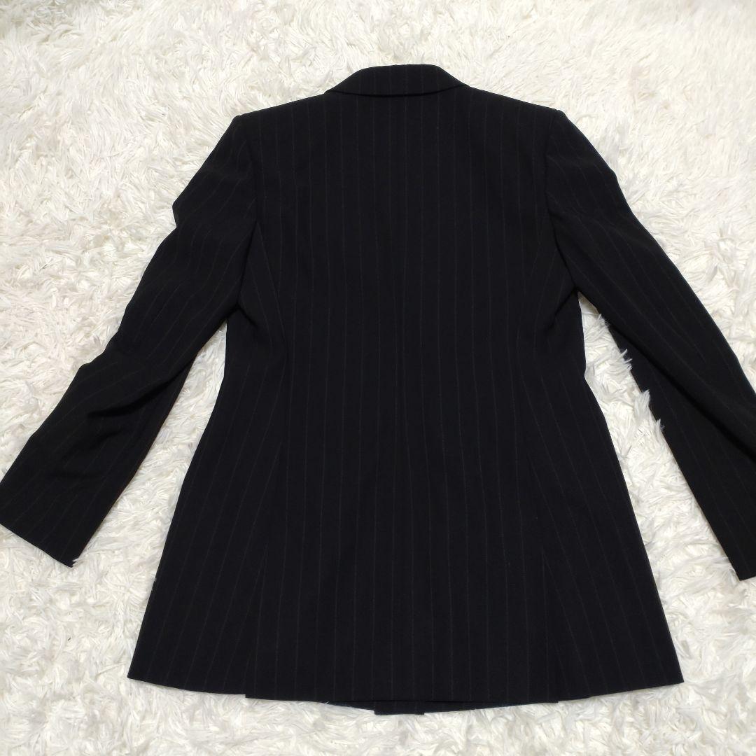 最高級　マックスマーラ　セットアップ　白タグ　スーツ　1B ストライプ　ウール