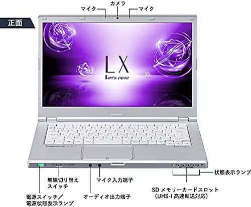 （美品） Let's note CF-LX6　MSオフィス2019付属