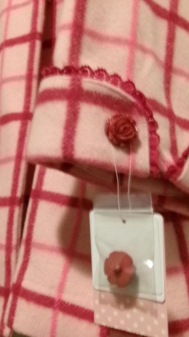 ♥最終♥チェックウールコート♥シャーリーテンプル♥新品♥ファー♥コート♥120