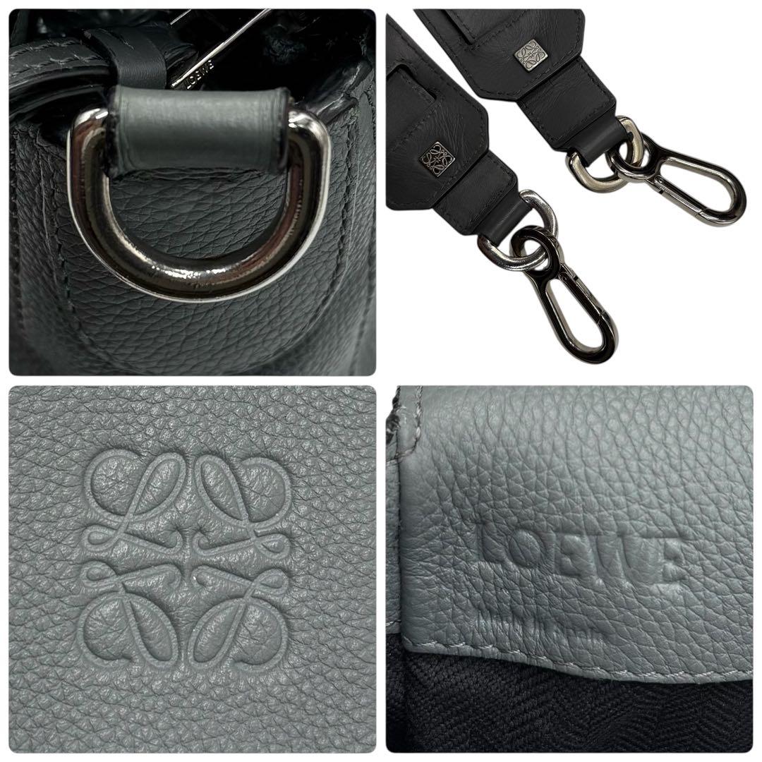 6168 美品 ロエベ LOEWE アナグラム パズル メッセンジャーバッグ