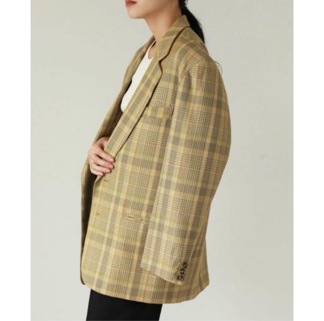 p*中様 TODAYFUL トゥデイフル チェックオーバージャケット