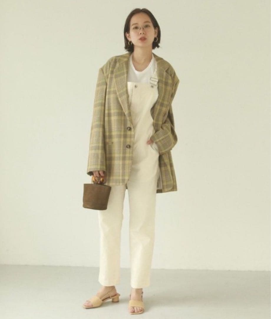 p*中様 TODAYFUL トゥデイフル チェックオーバージャケット