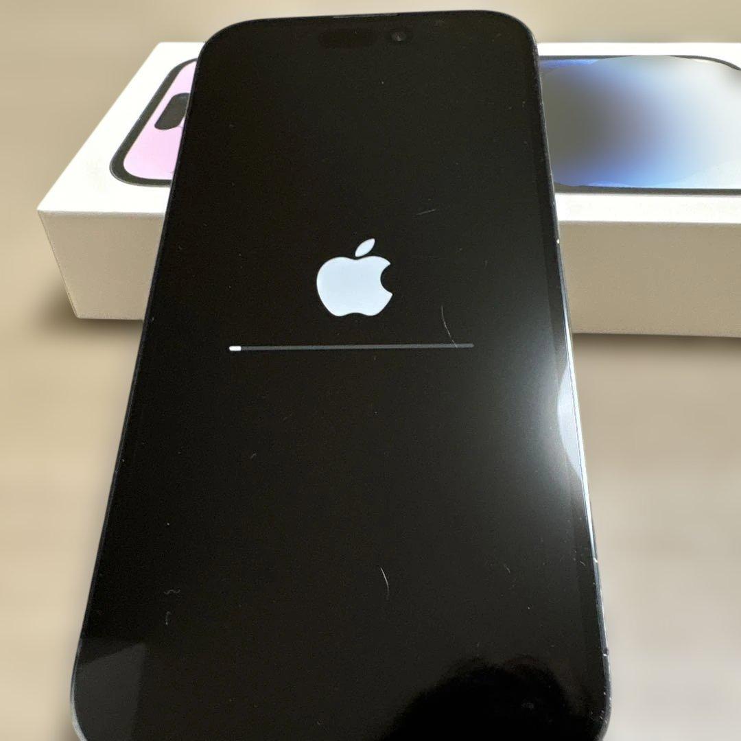 【サマー】iPhone14 pro 256GB ディープパープル　箱付き