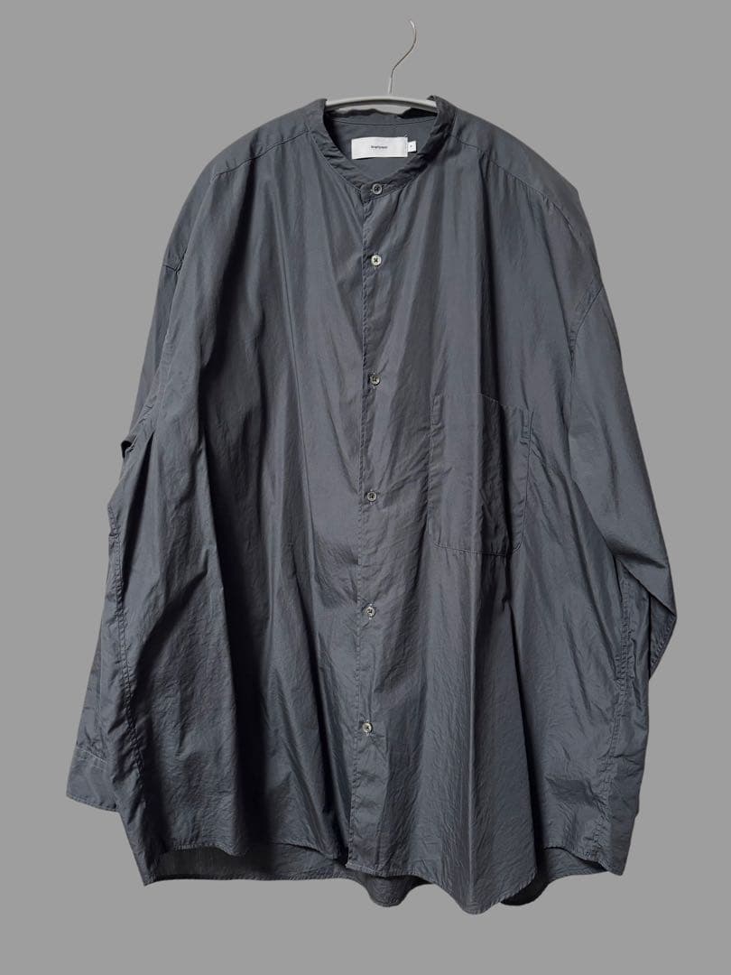 【 Graphpaper 】グレー オーバーサイズシャツ