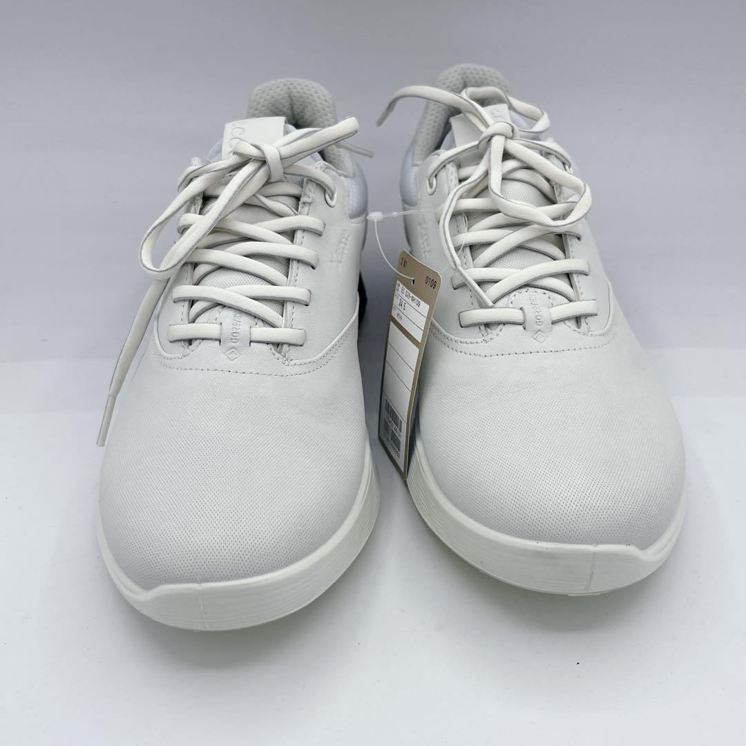 新品未使用　ecco エコー 【24.5】 ゴアテックス ゴルフシューズ