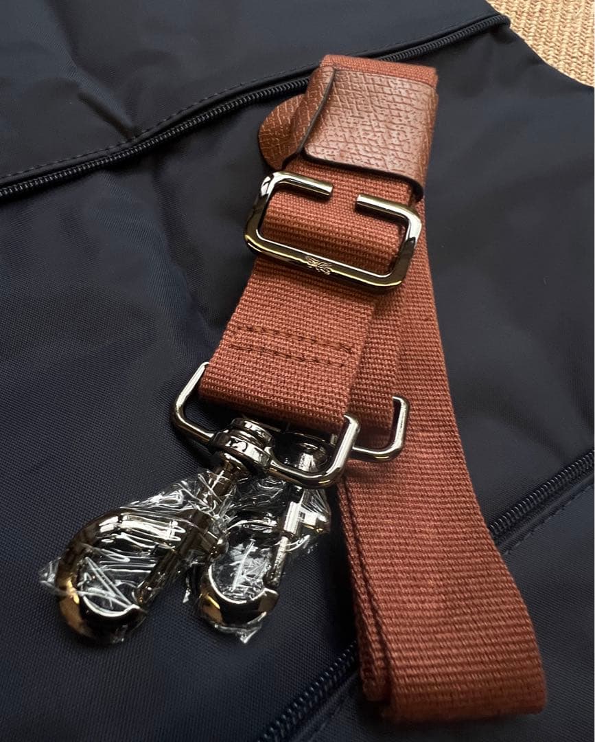 ロンシャン プリアージュボストン 拡張可能 ネイビー ボストンバッグ大容量bio