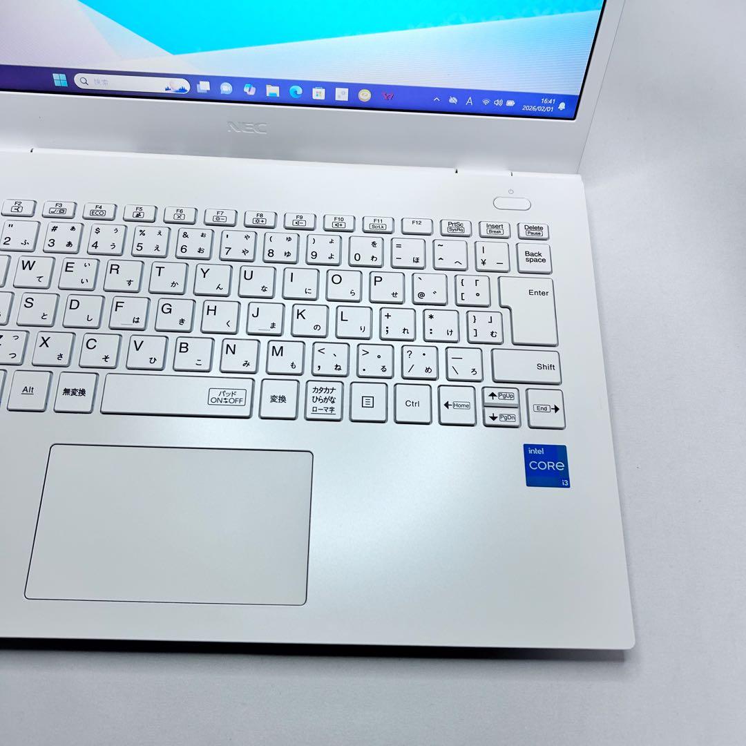 【美品】パールホワイトNEC LAVIE｜SSD256GB｜2021年製