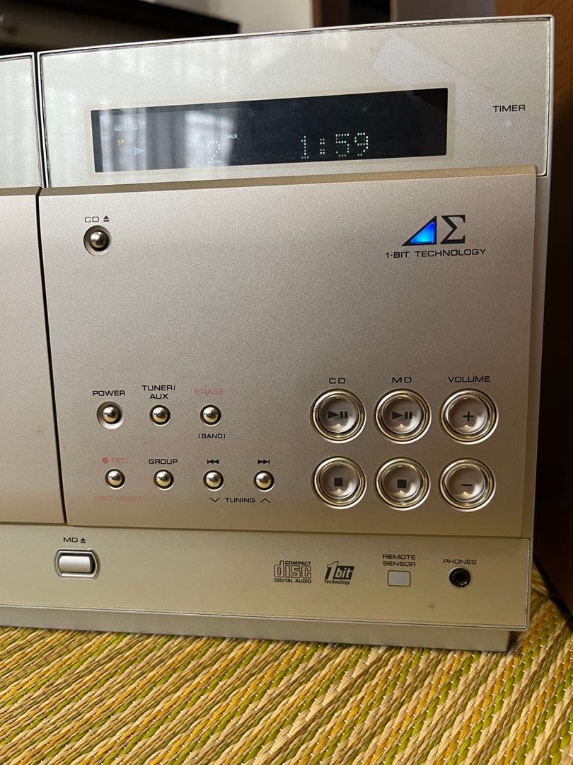 SHARP SD-CX80 ミニコンポ 1-BITデジタルシステム