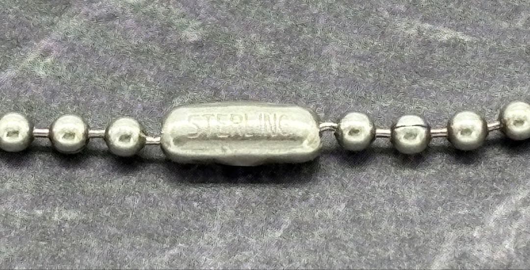 【インボイス付属正規品】タイニーカットアウトクロスドッグタグ