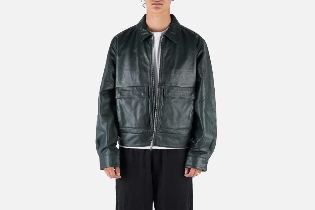 EDWIN DOGMA LEATHER JKT エドウィン レーザジャケット M