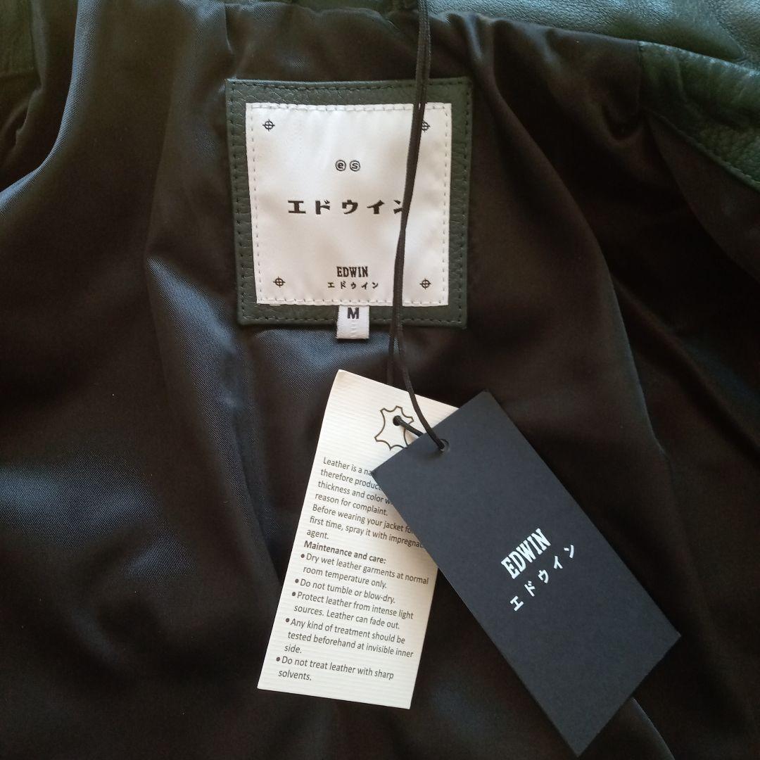 EDWIN DOGMA LEATHER JKT エドウィン レーザジャケット M