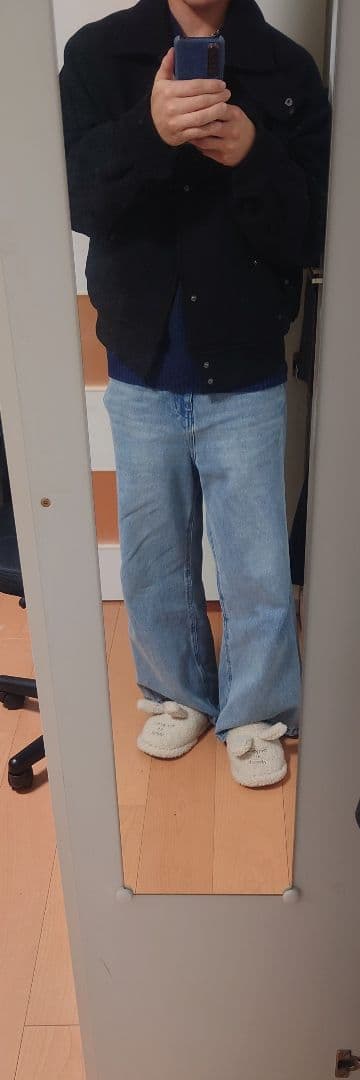 【CLEL】 ウールブレンド テックメルトン2wayブルゾン