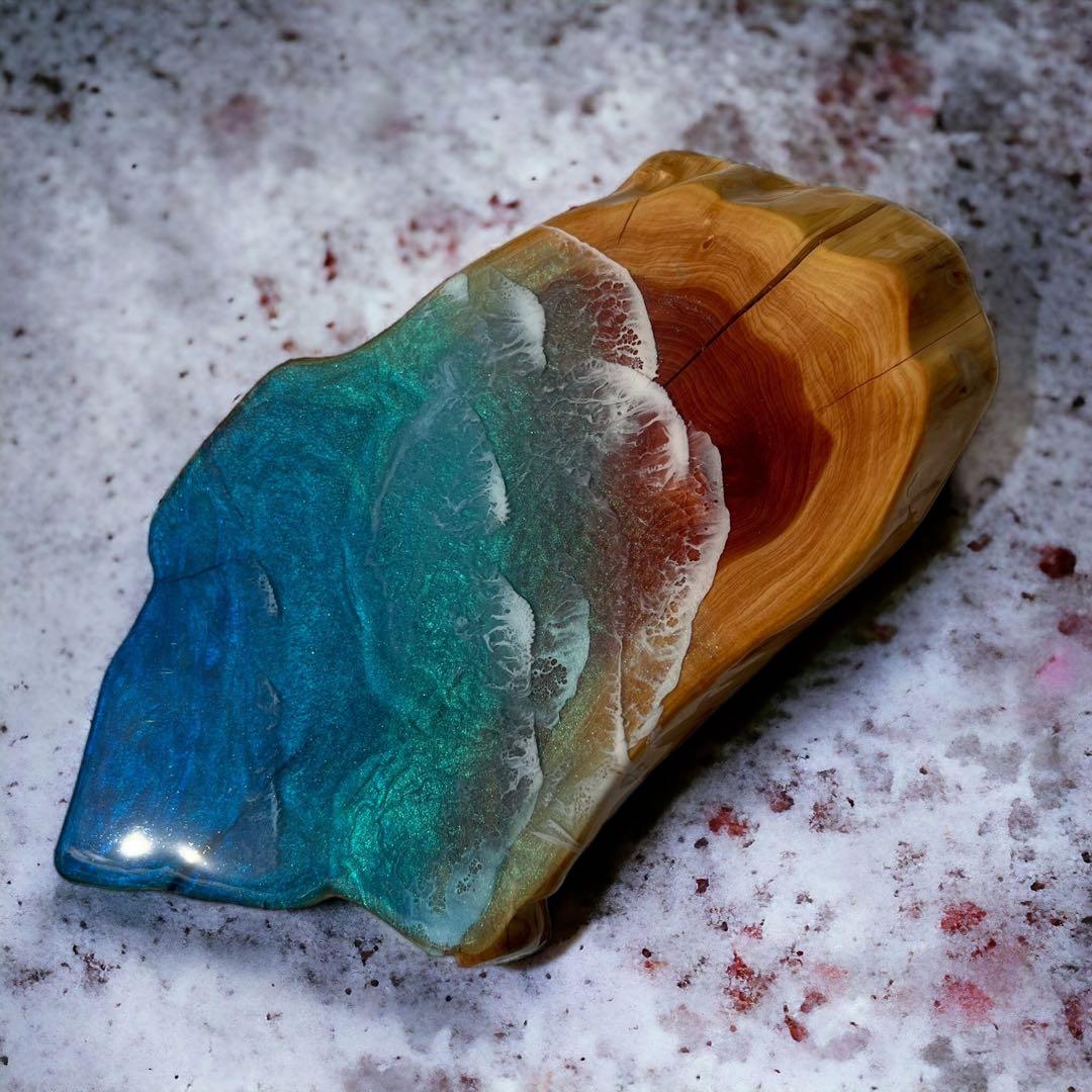 一点物　レジンアート　海アート　インテリア　オーシャンアート　無垢