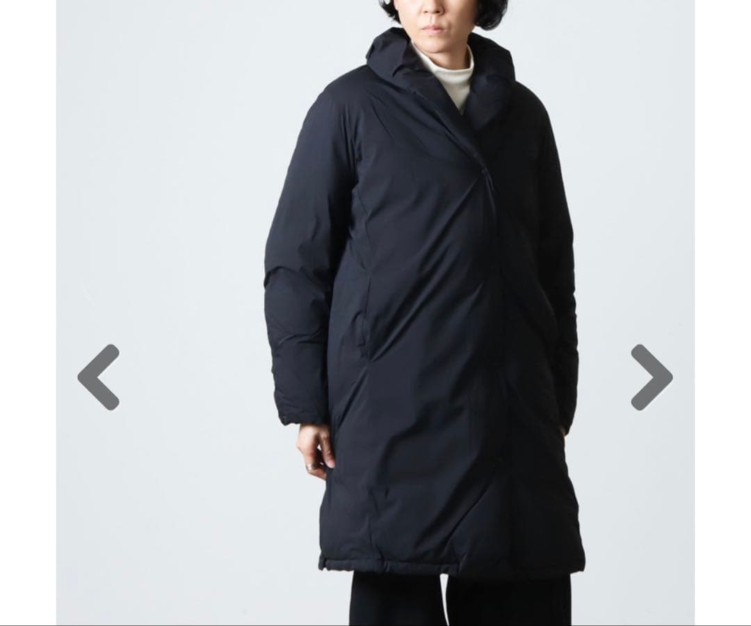 ナンガ ショールカラーダウンコートWL