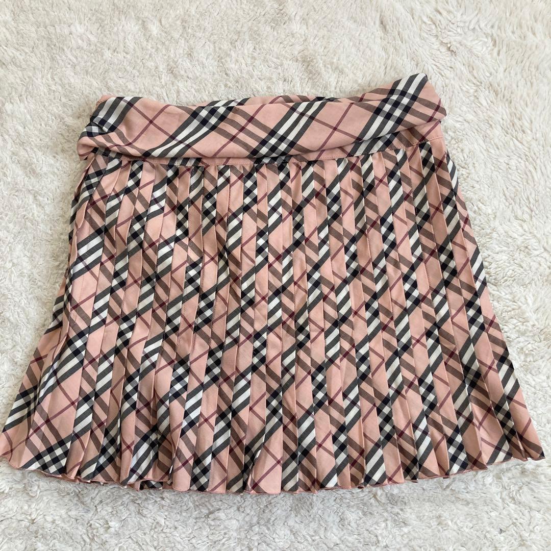 希少美品✨バーバリーブルーレーベル　キャミソール　ミニスカート　セットアップ