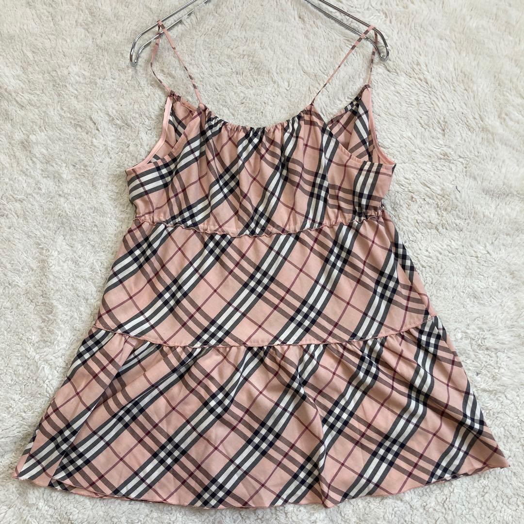 希少美品✨バーバリーブルーレーベル　キャミソール　ミニスカート　セットアップ