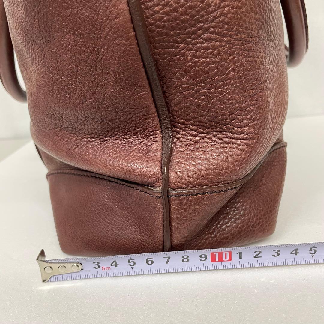 COACH コーチ トートバッグ ブリーカー チャーム付 レザー カーキ A4