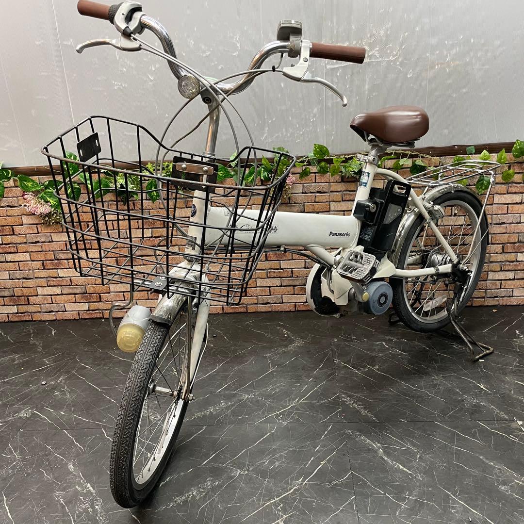 分解配送【94】電動自転車 Panasonic Casual vivi ホワイト