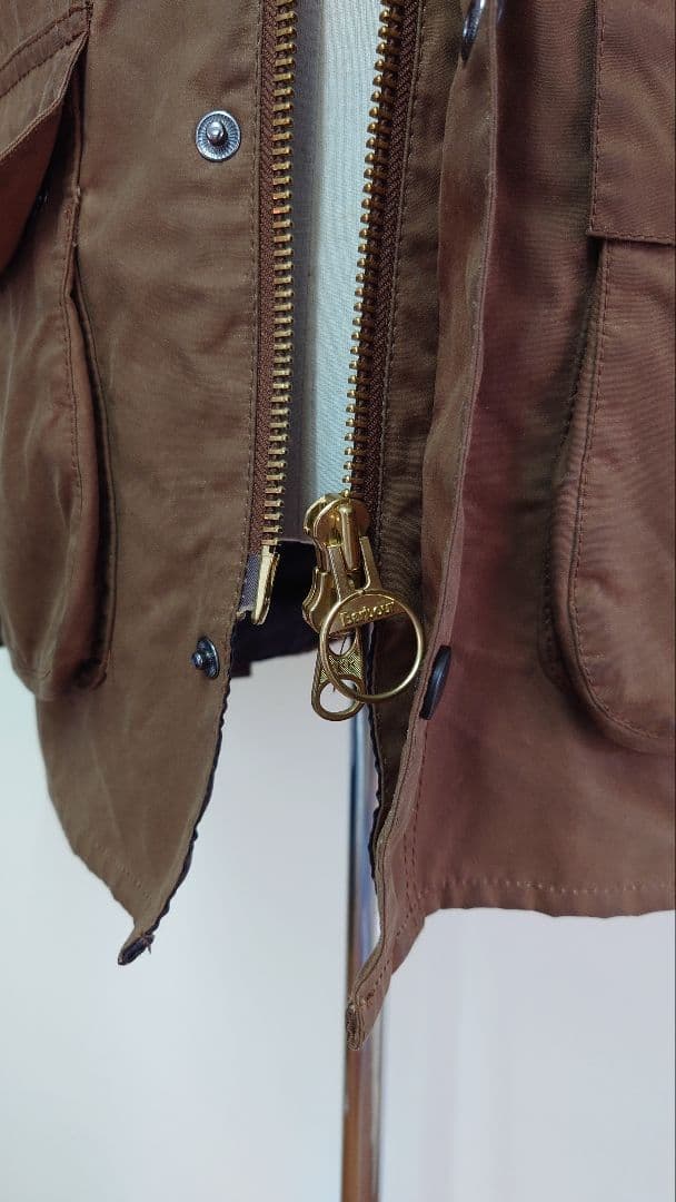 Barbour hooded BEDALE SL 38 ブラウン
