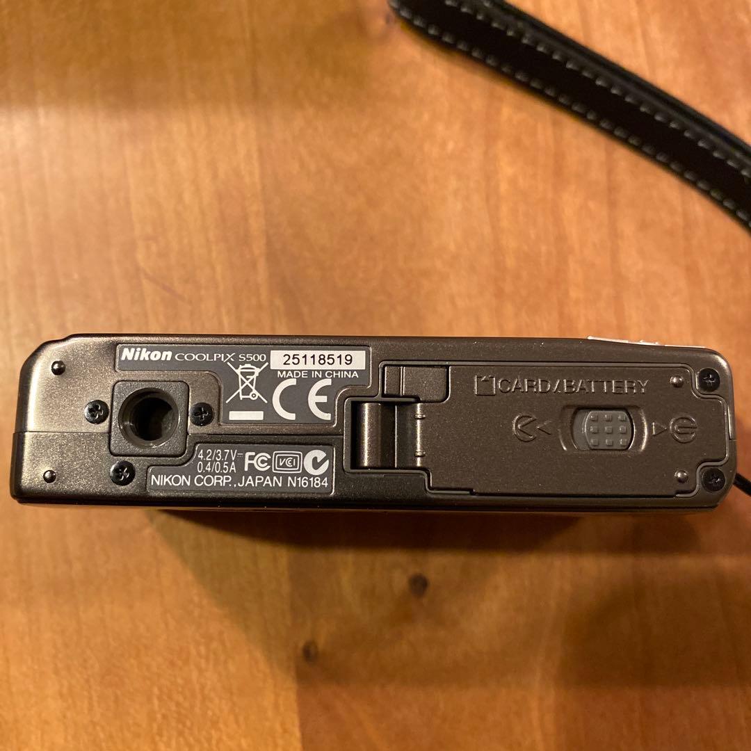 値下げ中‼️Nikon COOLPIX S500 平成レトロ　ブラック