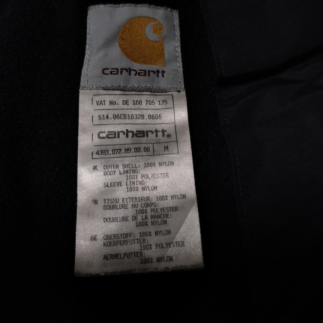 00s Carhartt WIP ニンバス プルオーバー M 黒 裏フリース