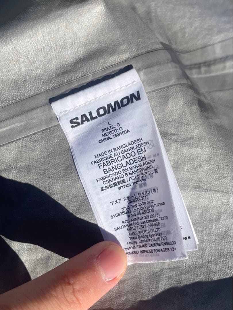 ジャケット・アウター SALOMON OUTLINE GORE-TEX 2.5 LAYERS