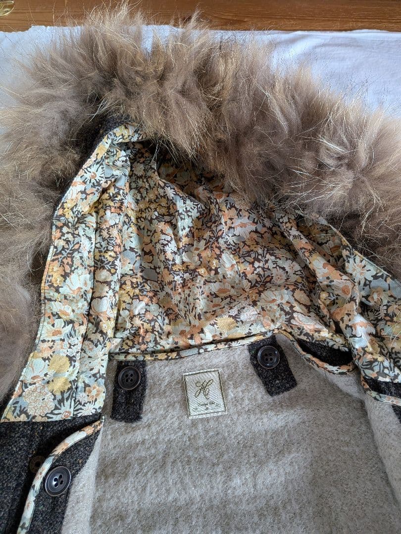 ハグオーワー 　モッズコートライナー付 リバティ CLOTH＆CROSS