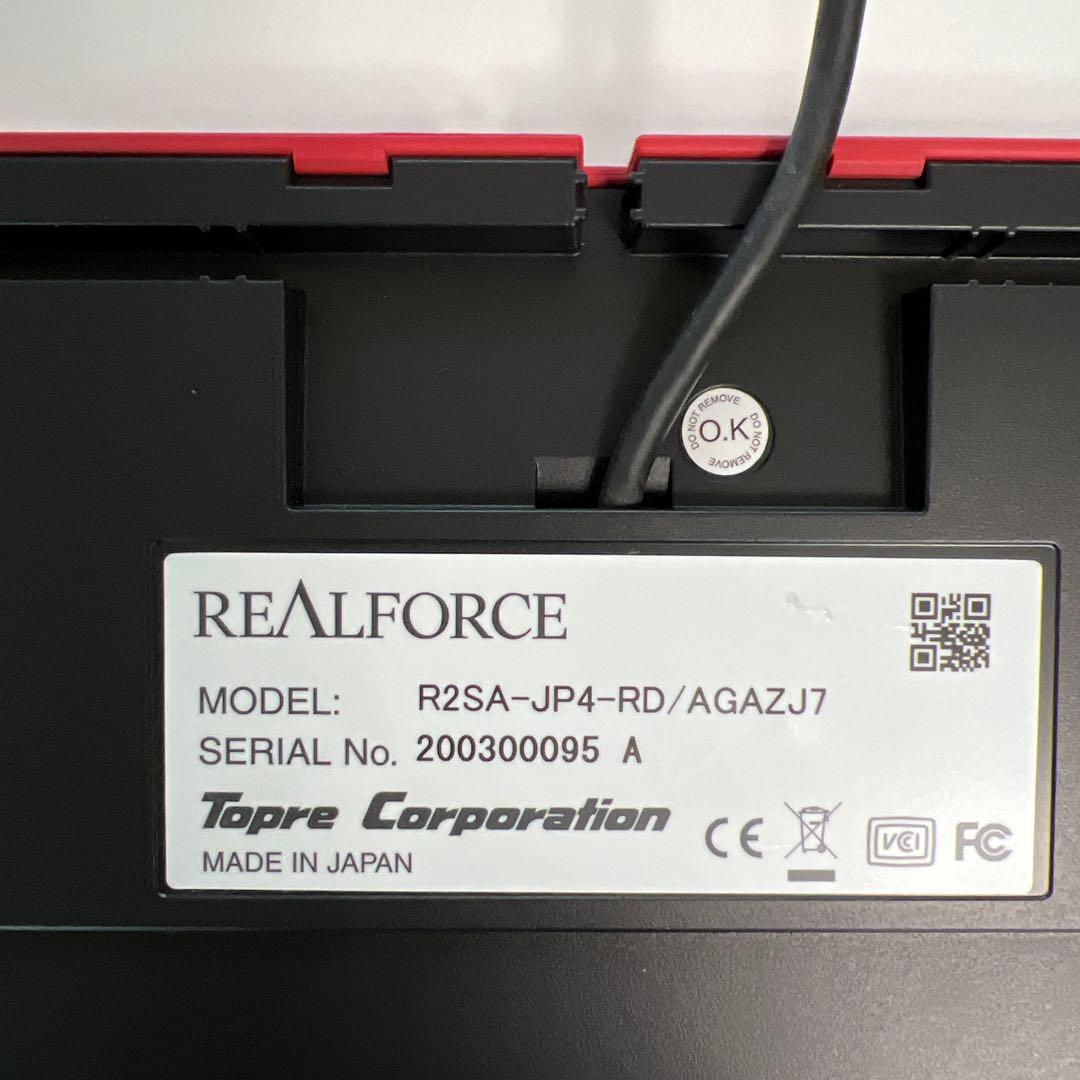 東プレREALFORCE custom edition The REDザ・レッド