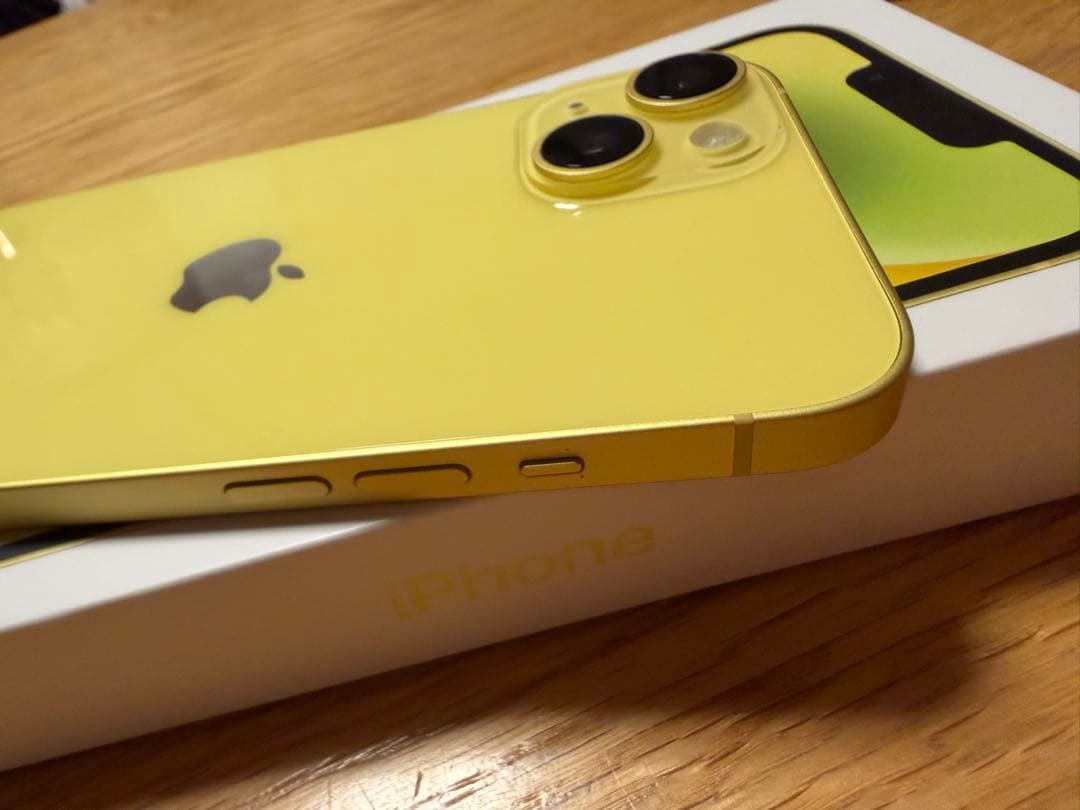 ★美品★Apple iPhone 14 128Gイエロー 本体　箱付き