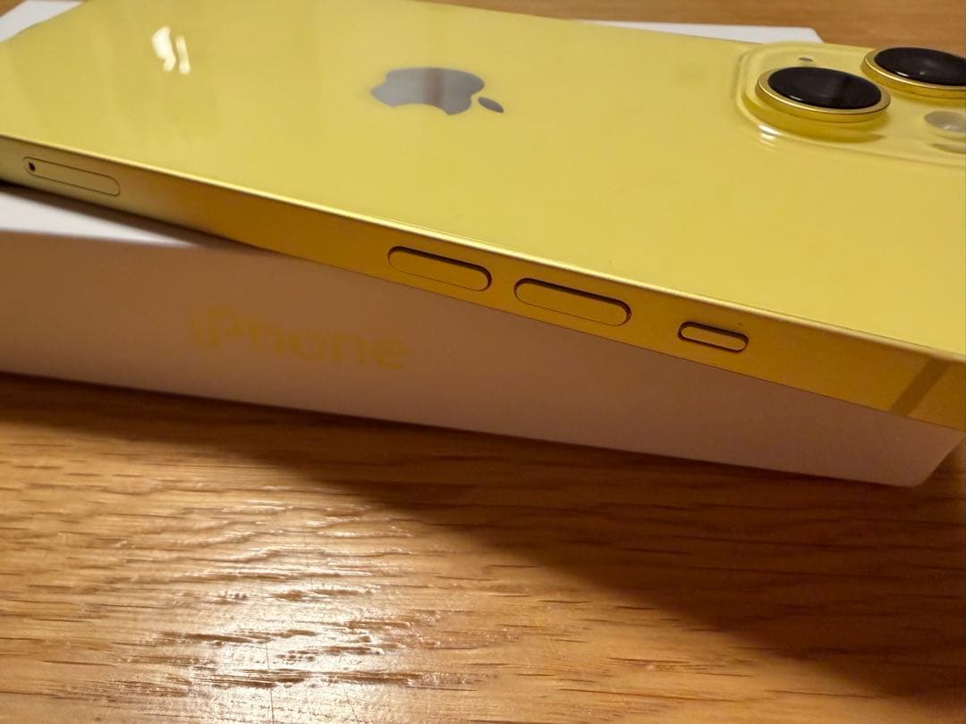 ★美品★Apple iPhone 14 128Gイエロー 本体　箱付き