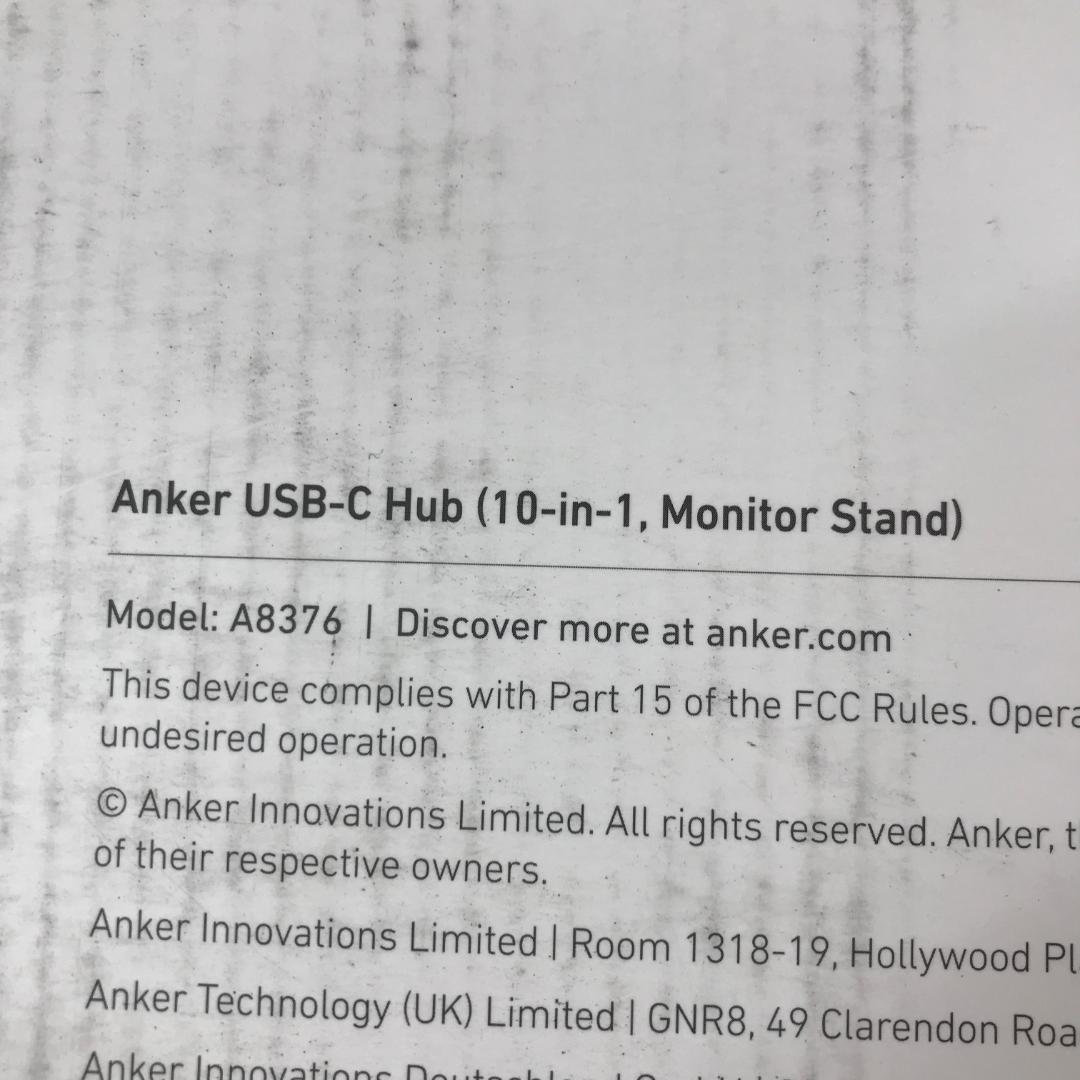 Anker USB-C ハブ モニタースタンド