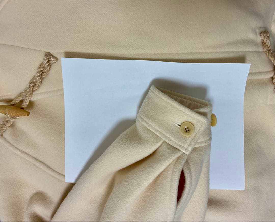 HYKE ダッフルコート　クリーム色