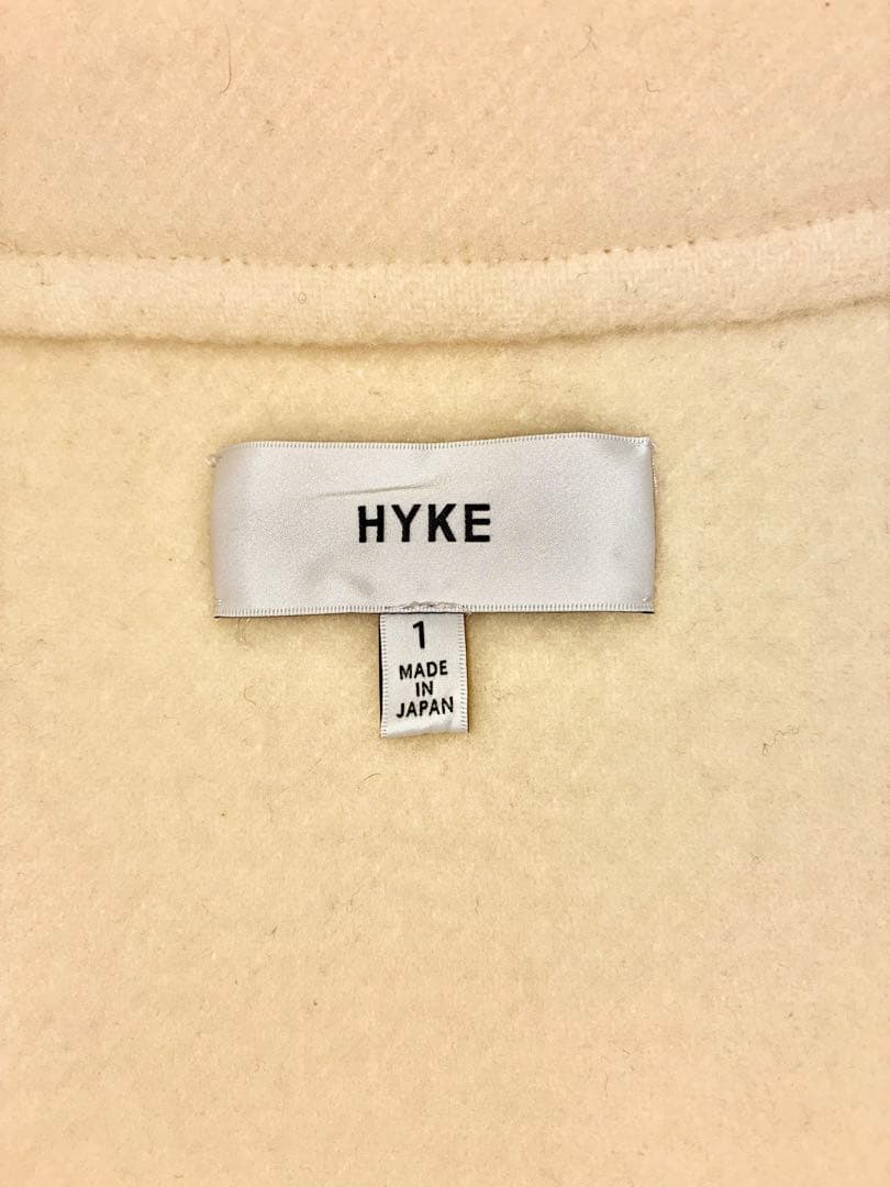 HYKE ダッフルコート　クリーム色